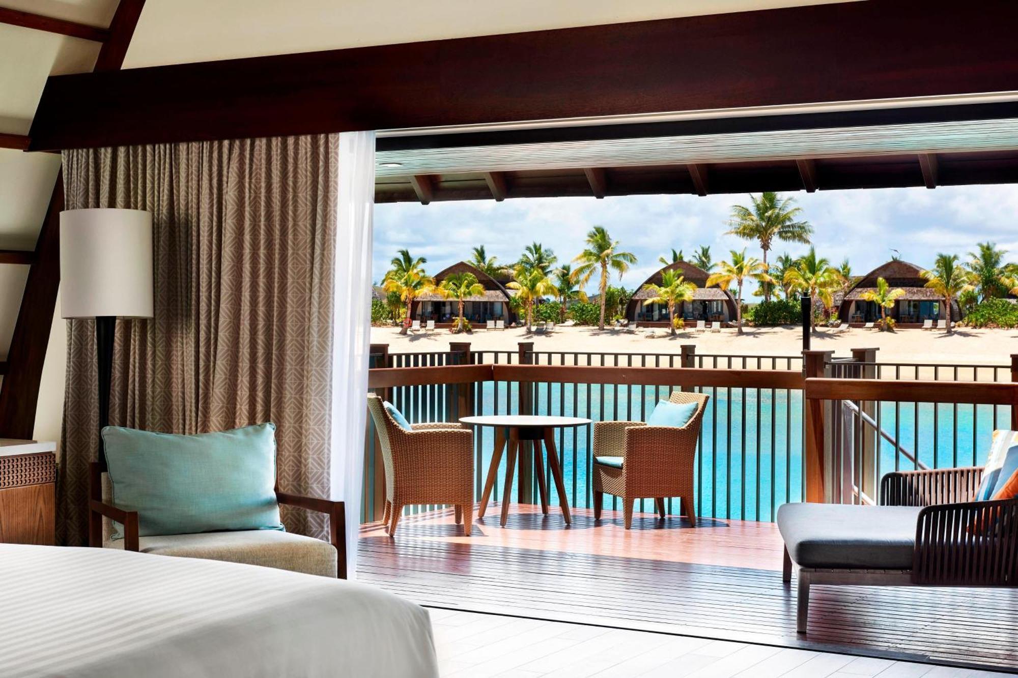 Fiji Marriott Resort Momi Bay Ngoại thất bức ảnh A view from a room at the resort